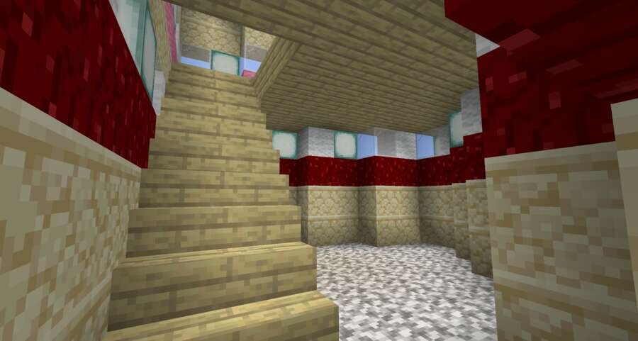 Дом-кусочек торта вид внутри