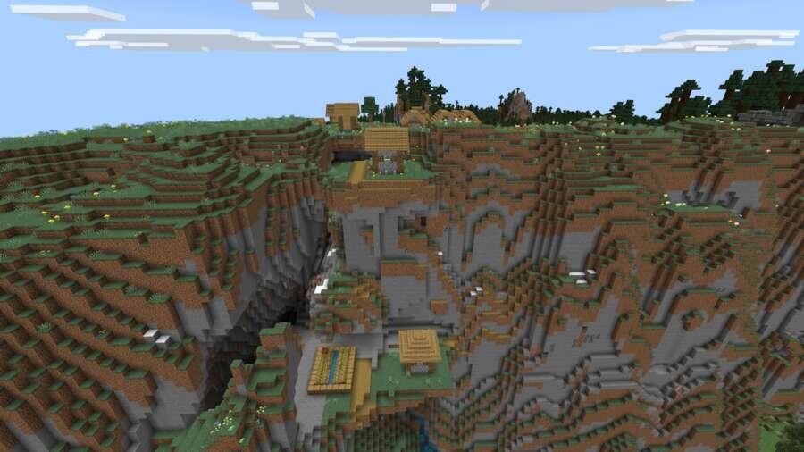 Как выглядит деревня на горе