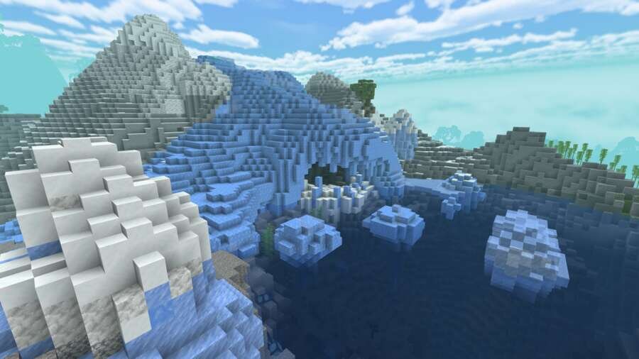 Лед в Ледяном биоме