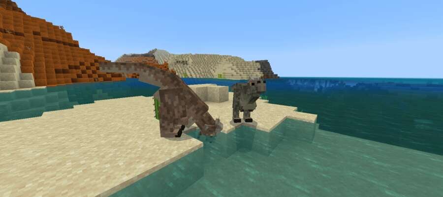 Динозавры на водопое