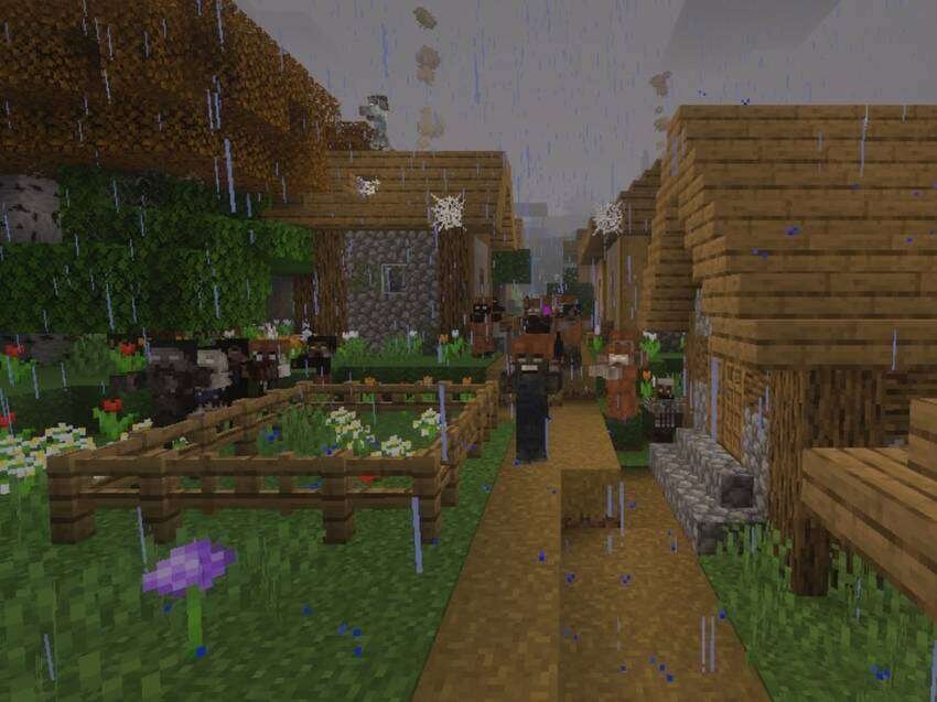 Дождливая погода в Деревне