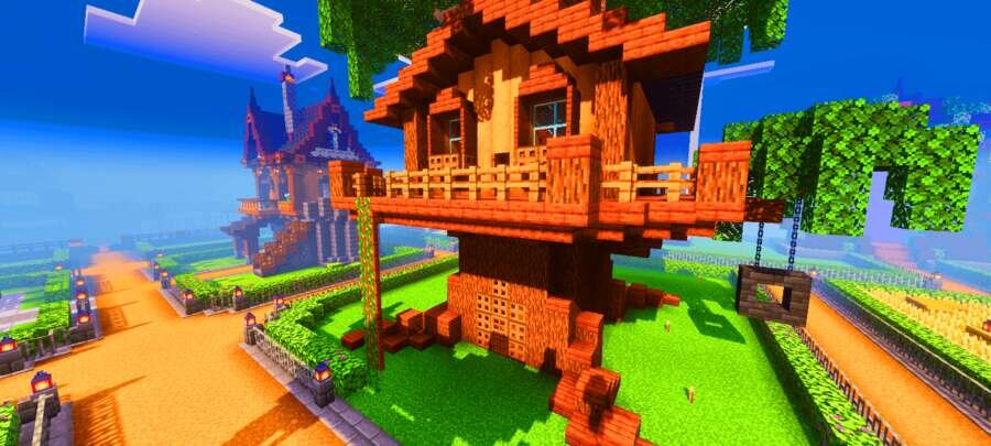 Красивый дом на дереве