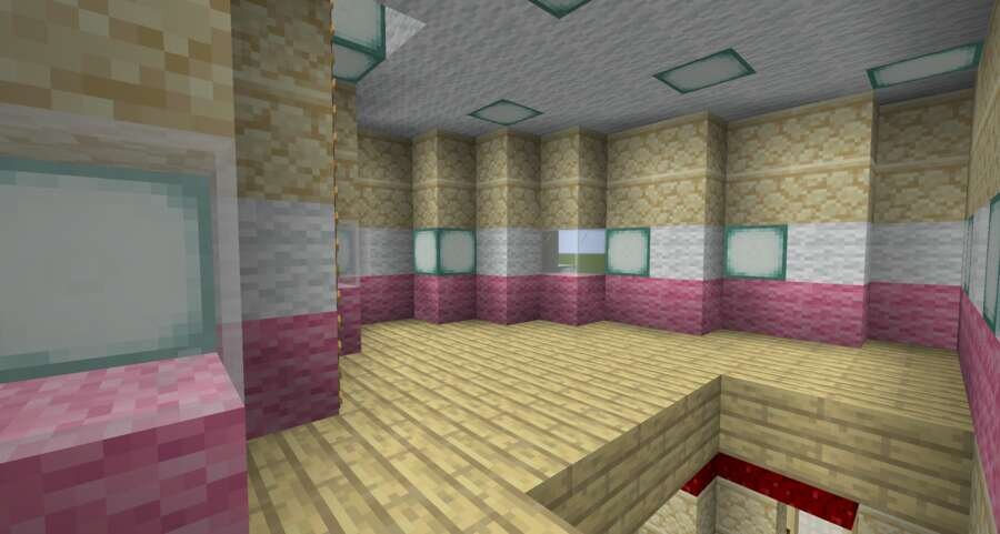 Дом-кусочек торта вид внутри 2