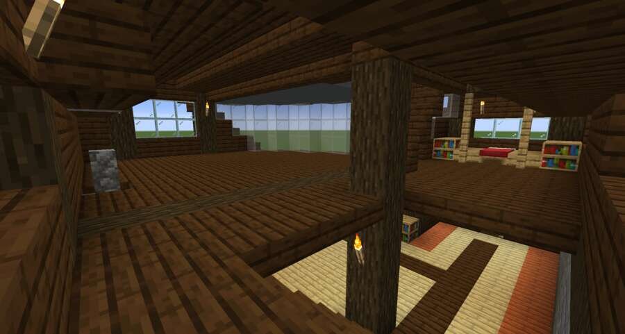 Деревенский особняк вид внутри 2