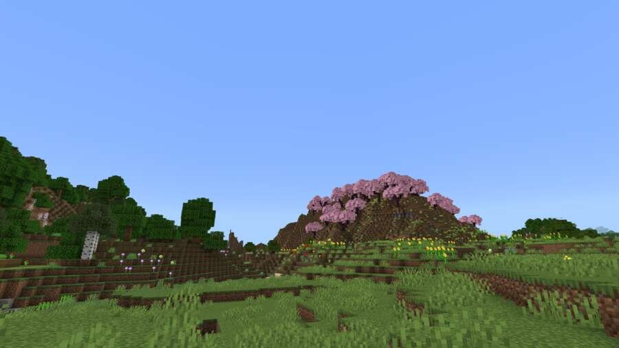 Вид на долину сбоку