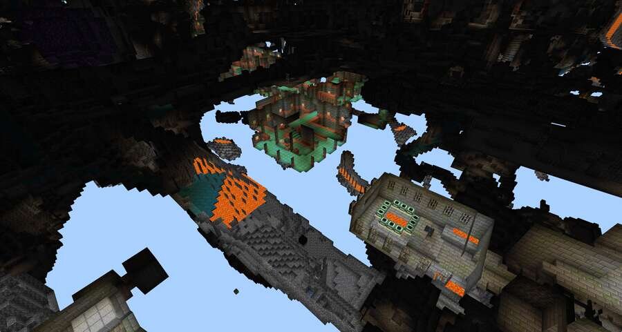 Камера испытаний и туннели в пещерах