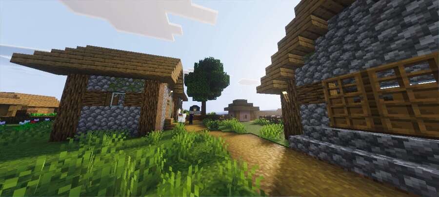 Деревня в полдень