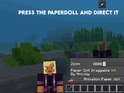 Изменение положения Миниатюры персонажа