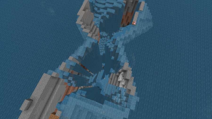 Пещеры прямо в воде