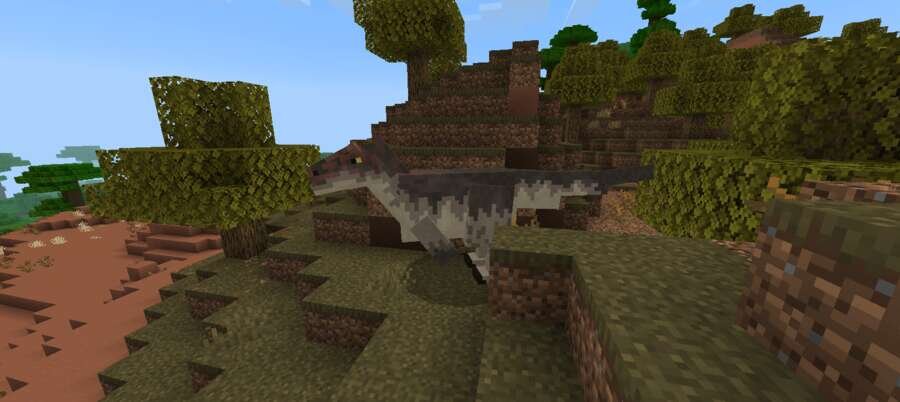 Динозавр в игре