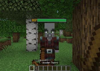 Игрок бьет Разбойника