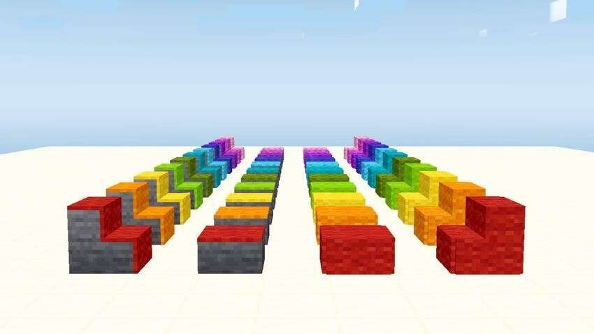 Разноцветные блоки