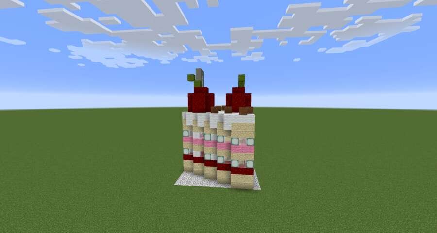 Дом-кусочек торта вид сбоку