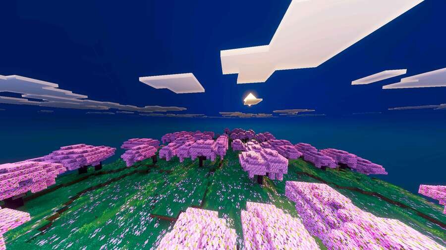 Вид на Вишневый лес