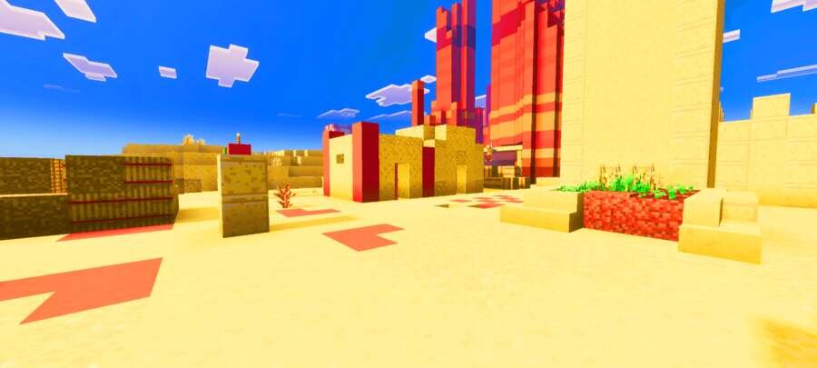 Яркие цвета в пустыне