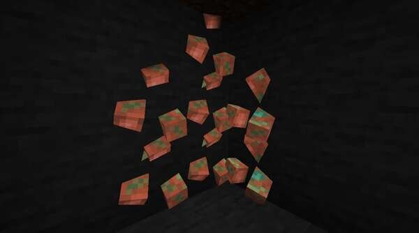 Поломанная медная руда