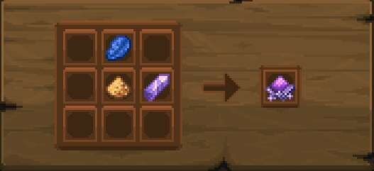 Рецепт крафта дополнения 2