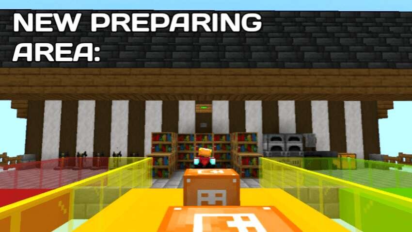 Зона подготовки к гонке