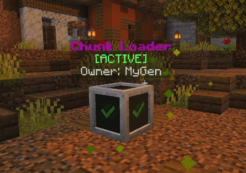 Активный блок загрузки чанков