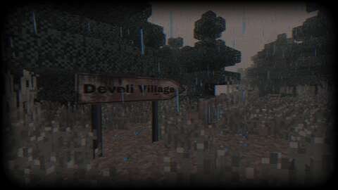 Знак с названием деревни