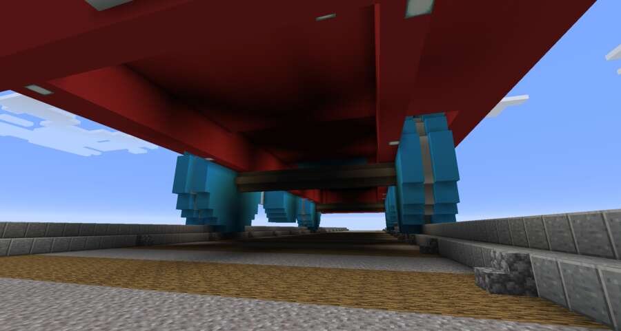 Паровозик Томас вид снизу