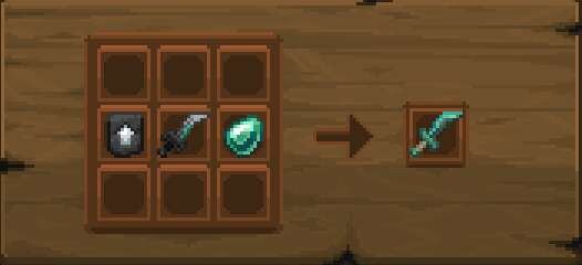 Рецепт крафта дополнения 23