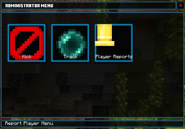 Меню админа