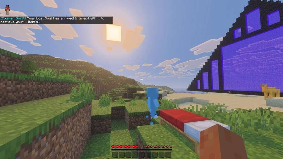 Необычный вид игрока