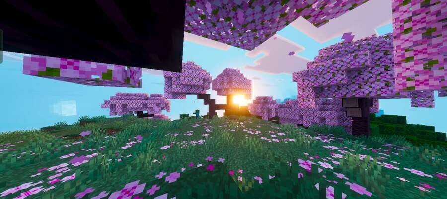 Пробивающийся луч Солнца