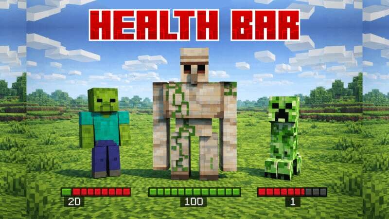 Железный голем, Крипер и Зомби