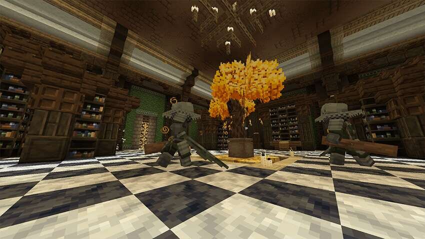 Враги персонажа в средневековом замке