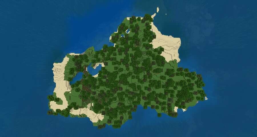 Остров с высоты птичьего полета