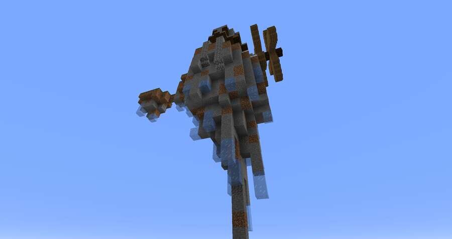 Парящая мельница вид снизу