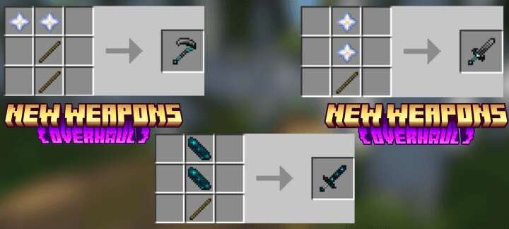 Рецепты создания предметов