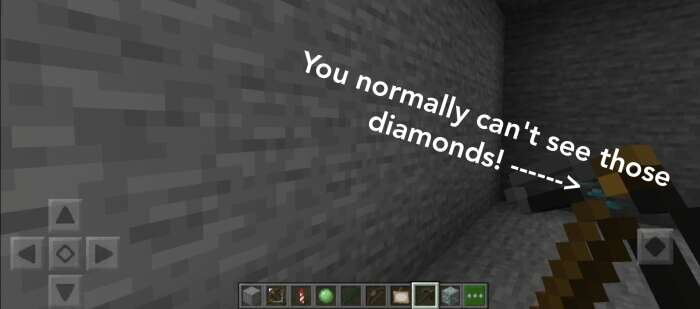 Алмазы в углу пещеры