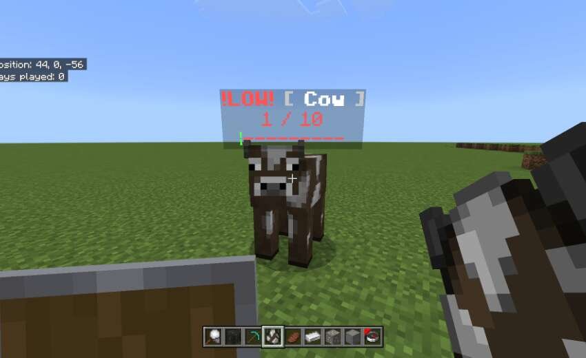 Низкое здоровье у Коровы