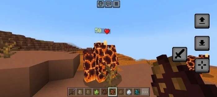 Здоровье над головой существа