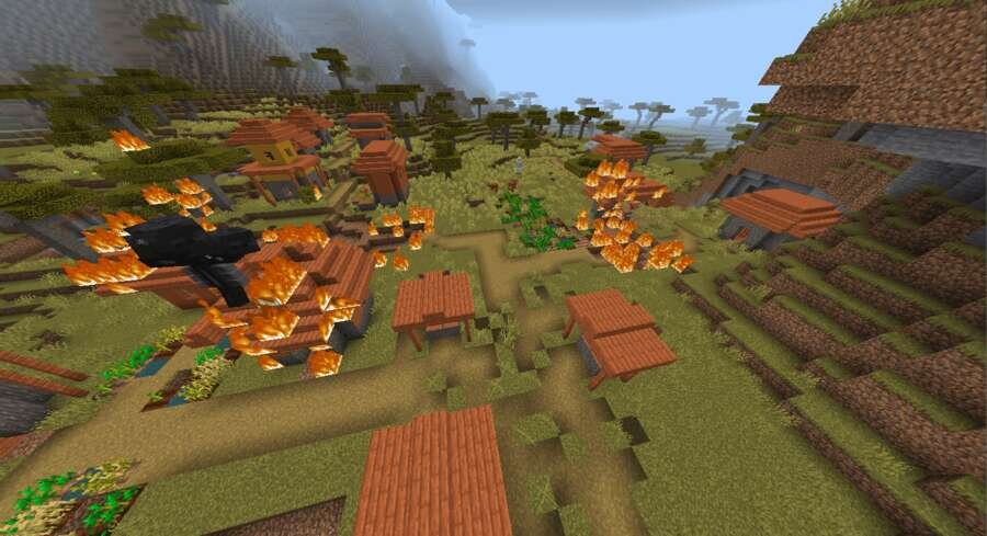 Иссушитель ломает Деревню