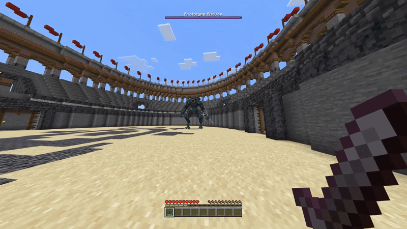 Отбрасывание игрока Фобосом