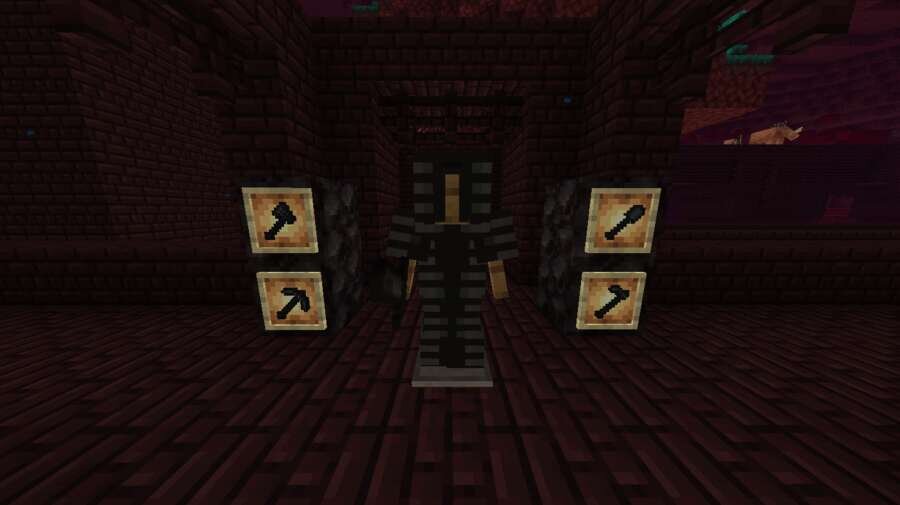 Незеритовое снаряжение в Адском мире