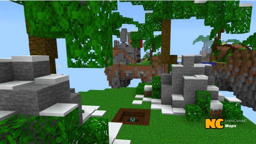 Травяное покрытие острова