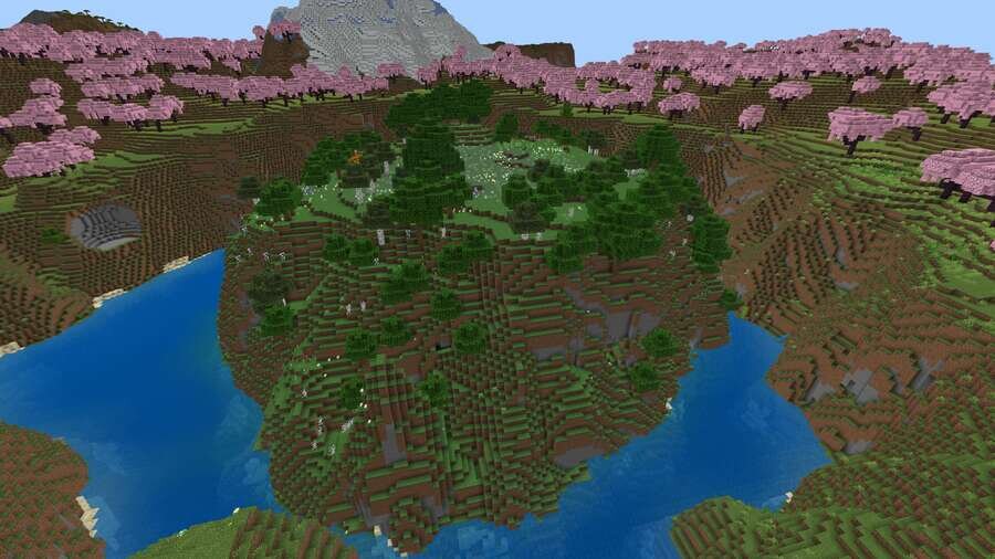 Вид на большой остров сверху 2