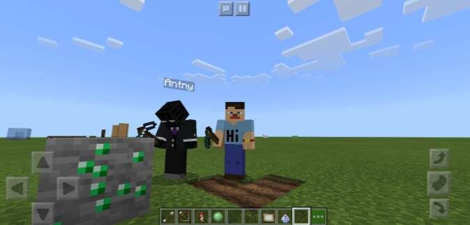 Два игрока в плоском мире