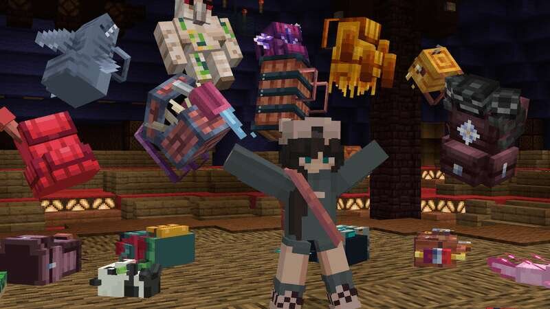 Персонаж выбрасывает вещи