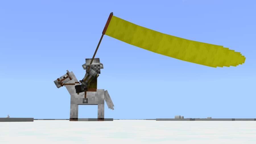 Флаг в левой руке