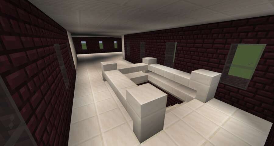 Особняк в белых тонах вид внутри