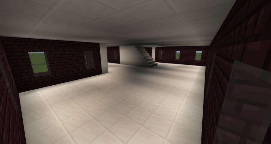 Особняк в белых тонах вид внутри 2