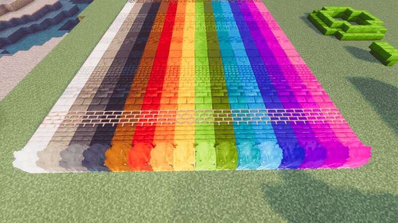 Разнообразие цветных блоков