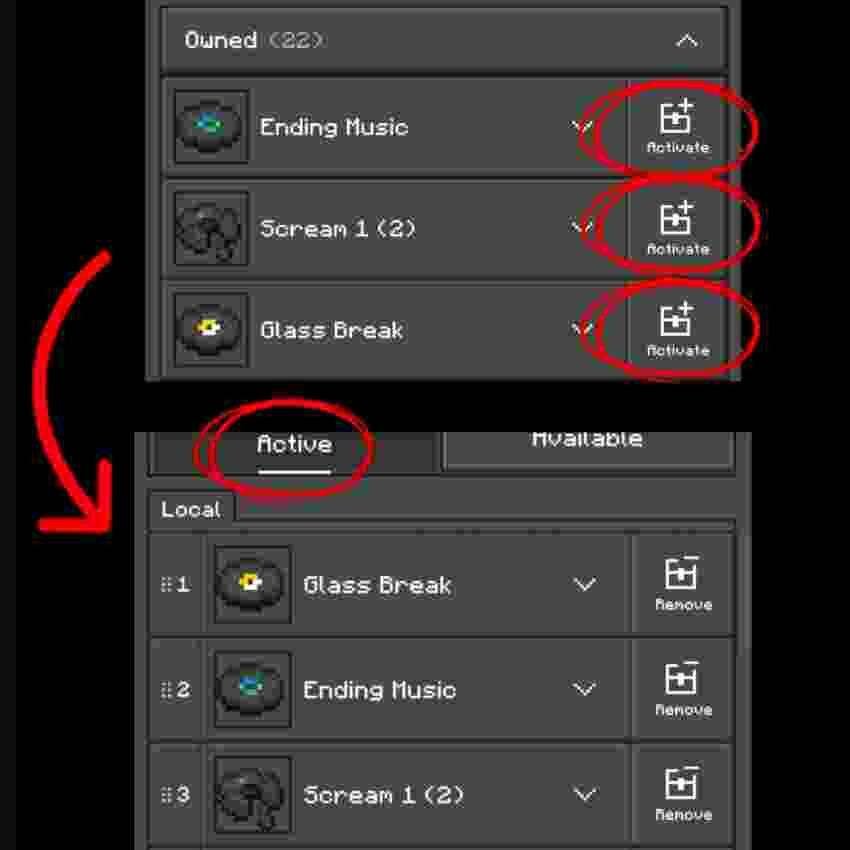 Активация ресурсов