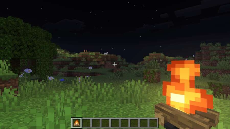 Костер в инвентаре персонажа